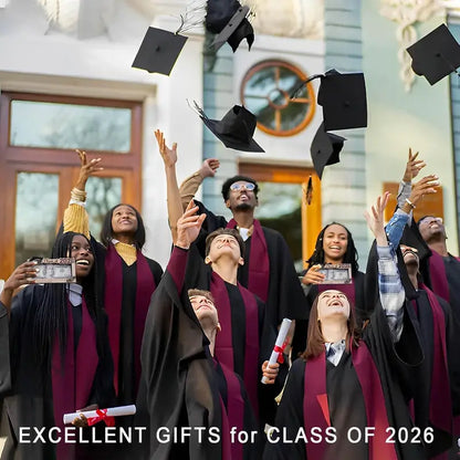 🎓 صندوق نقود تخرج دفعة 2026 – حامل هدايا نقدية خشبي