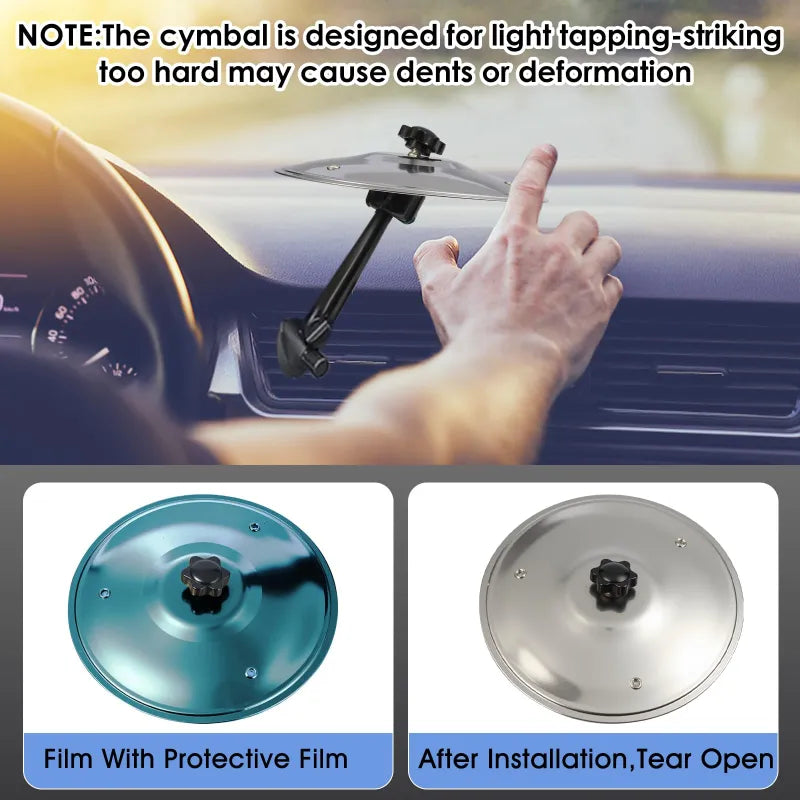 🎶 Make Your Driving More Fun - Car Crash Cymbal Air Vent 🚗