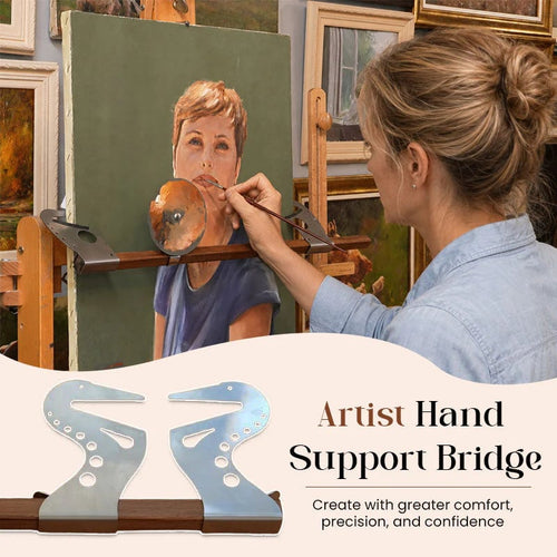 Brio Hand Bridge | Adjustable Height Support for Precision Art