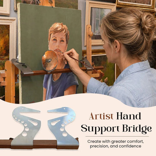 Brio Hand Bridge | Adjustable Height Support for Precision Art