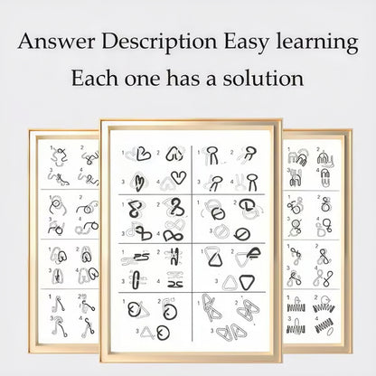The Best Gift🎁 Metal Montessori Puzzle Solving