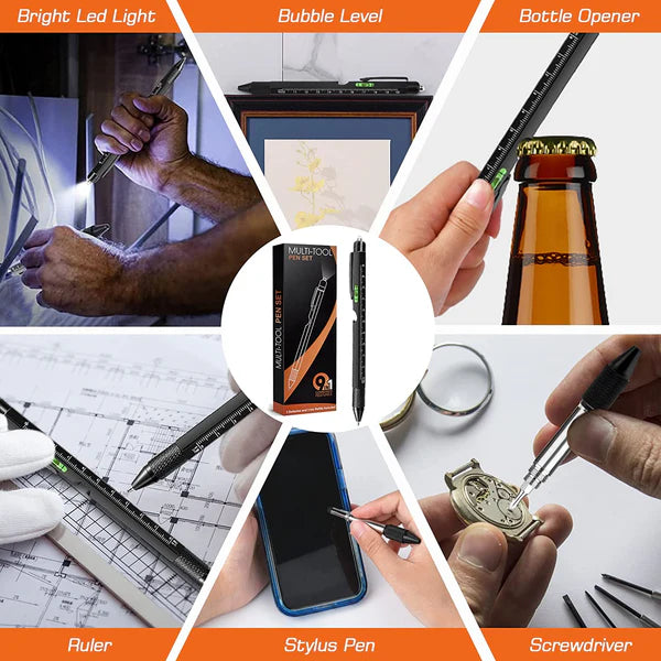 🖊️9 in 1 Multitool Pen