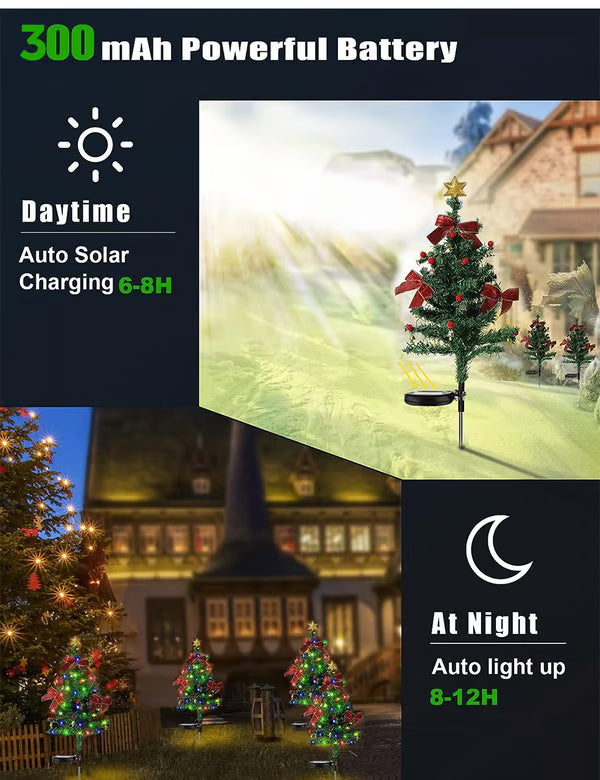 🎄Solar Christmas Trees Lights Outdoor Decoration Waterproof