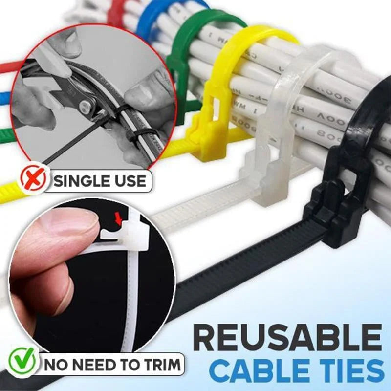 Best Sellers - Reusable Cable Ties (100PCS)