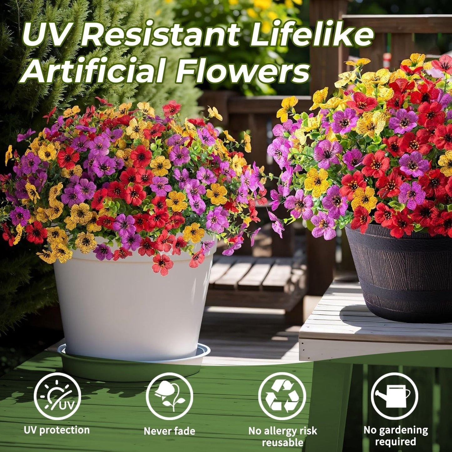 Vibrant Artificial Flowers: 365 Days of Spring 🌿