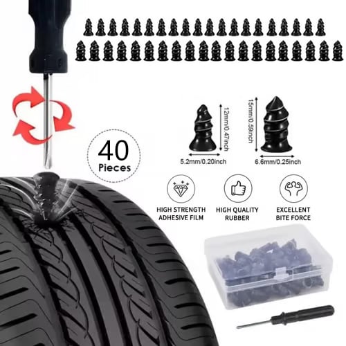 🔥LAST DAY SALE 49% OFF🔥 One-second tire repair🚗Vacuum Tire Mending Nail