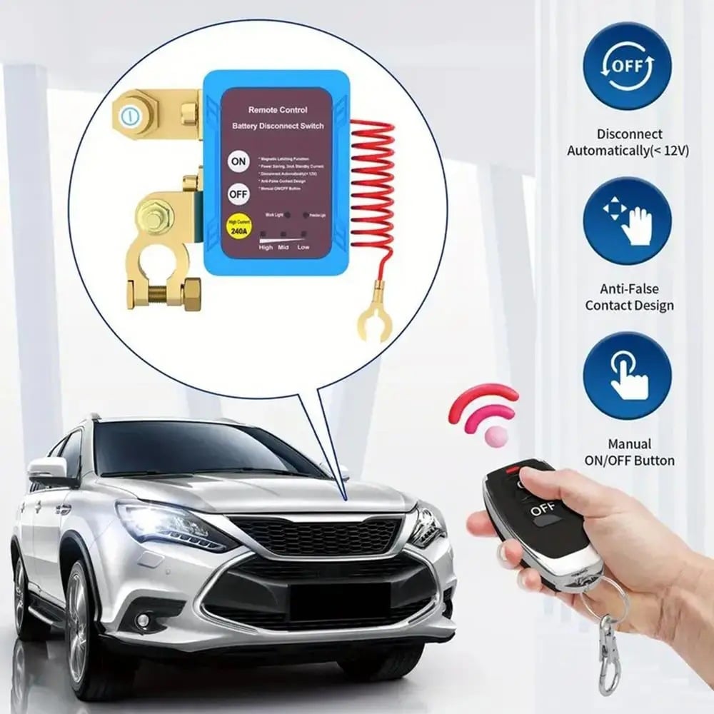 🔥Hot Sale 49% off🔒⚡Remote control of car devices for anti-theft safety