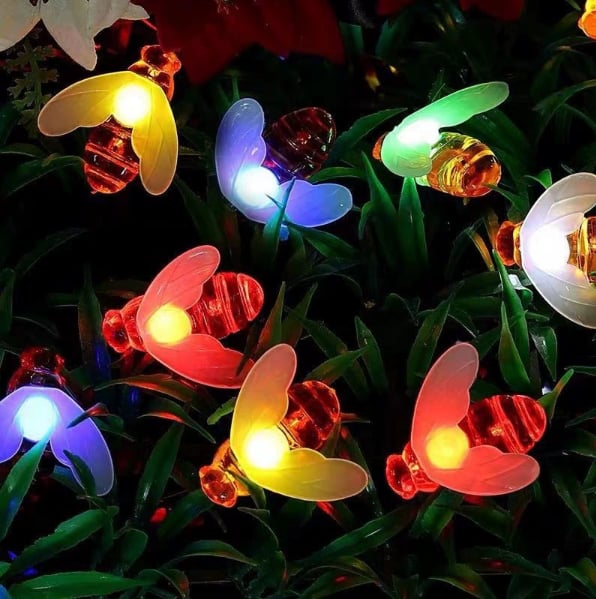 🔥Last Day 49% OFF🐝Solar LED Bee String Lights