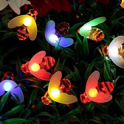 🔥Last Day 49% OFF🐝Solar LED Bee String Lights