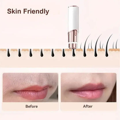 2-in-1 Women's Eyebrow and Facial Hair Removal Device