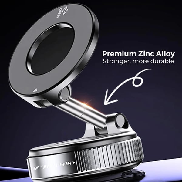 Retractable Car Phone Mount - 360° Magnetic Holder