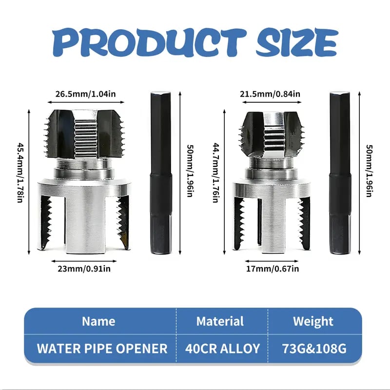 🏆 50K+ SOLD! 🔥 Pipe Tapping and Threading Tool(2PCS)