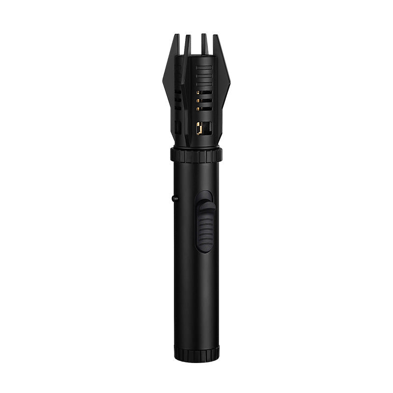 Hrimzw™ Lightsaber Lighter - Black Windproof Metal Torch Lighter with Red Flame for Kitchen, Candles & Outdoor Survival - Cool Gift for Star Wars Fans