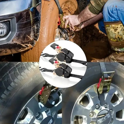 Retractable Ratchet Straps