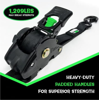 Retractable Ratchet Straps