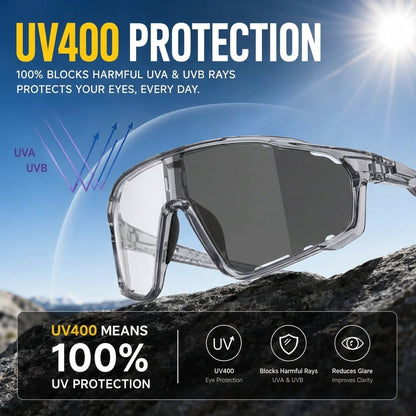 ☀️ نظارات السلامة المستقطبة متلونة بالضوء UV400