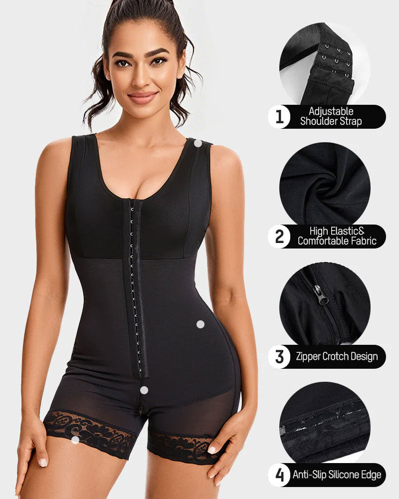 BF Deals🔥Extra Plus Size Shaper Bodysuit Tummy Control Shapewear With Bra