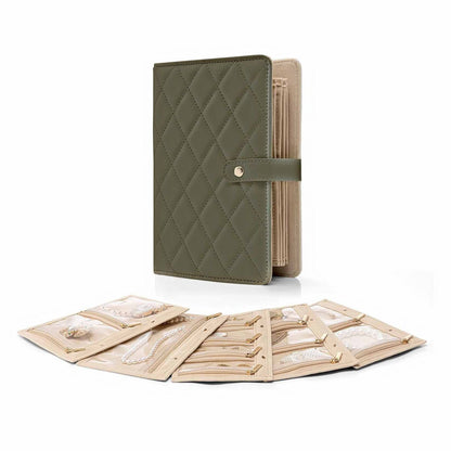 🔥 Hot Sale 50% OFF 🔥Elegant Portable Checkered Jewelry Storage Bag