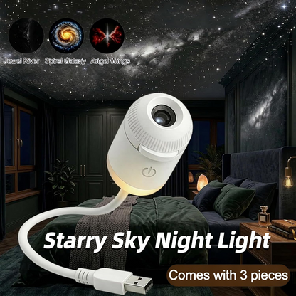 2-in-1 Galaxy Projector Night Light