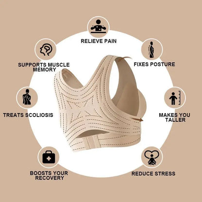 💕Cozy Seamless Push Up Bra With Front Closure For Women🎁