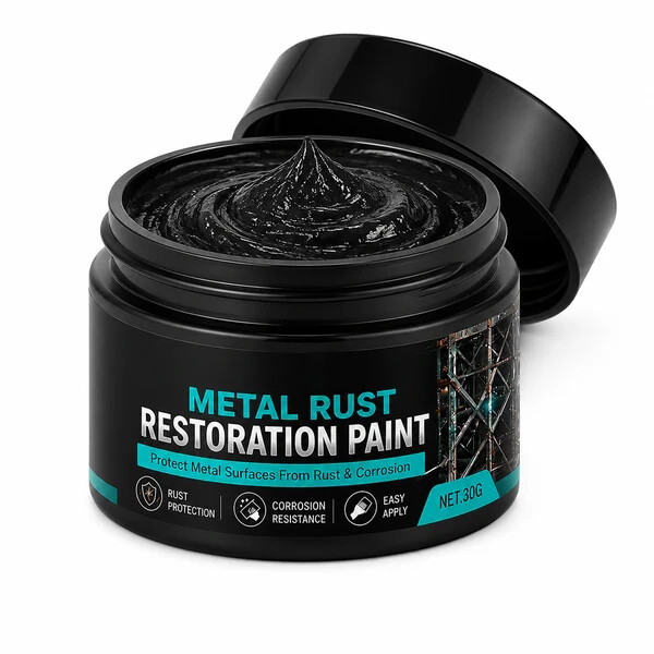 🥳2026 HOT SALE🥳💞50K+ SOLD!🔧🏠 Metal Rust Protection Black Repair Paste – Restores rusty gates, railings & tools. Forms protective coating – no need to replace! 🛡️✨🔥