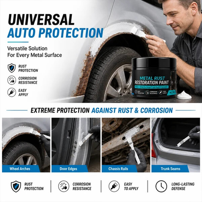 🥳2026 HOT SALE🥳💞50K+ SOLD!🔧🏠 Metal Rust Protection Black Repair Paste – Restores rusty gates, railings & tools. Forms protective coating – no need to replace! 🛡️✨🔥