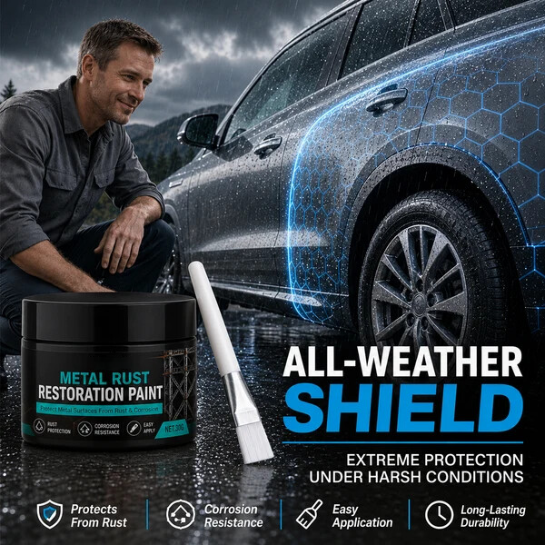 🥳2026 HOT SALE🥳💞50K+ SOLD!🔧🏠 Metal Rust Protection Black Repair Paste – Restores rusty gates, railings & tools. Forms protective coating – no need to replace! 🛡️✨🔥
