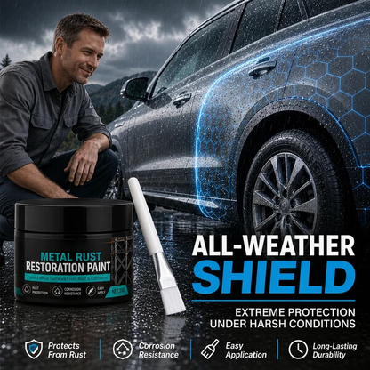 🥳2026 HOT SALE🥳💞50K+ SOLD!🔧🏠 Metal Rust Protection Black Repair Paste – Restores rusty gates, railings & tools. Forms protective coating – no need to replace! 🛡️✨🔥