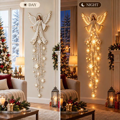✨Angel Blessing Starfall Wall Light™ – Heavenly Christmas Wall Decor