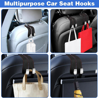 2Pcs Car Seat Hooks Purse Hook For Car