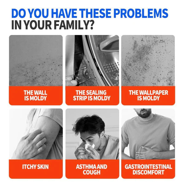 ✨Lanwexy Mould Removal Spray - Eliminates Stubborn Mould in Minutes, Prevents Regrowth on Tiles & Surfaces 🚿🧼