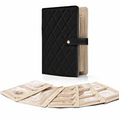 🔥 Hot Sale 50% OFF 🔥Elegant Portable Checkered Jewelry Storage Bag