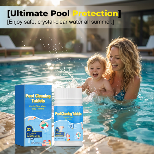Long Lasting Pool Cleaner Tablets Crystal Clear Water Maintenance Supplies