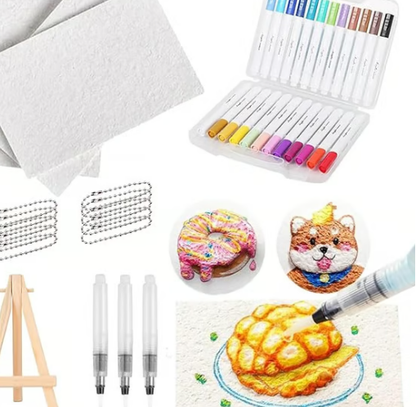 Great Summer Activity Idea! – Magic 3D Foam Texture Painting Kit 🎨✨