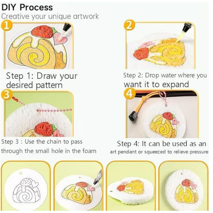 Great Summer Activity Idea! – Magic 3D Foam Texture Painting Kit 🎨✨