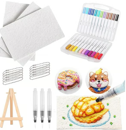 Great Summer Activity Idea! – Magic 3D Foam Texture Painting Kit 🎨✨